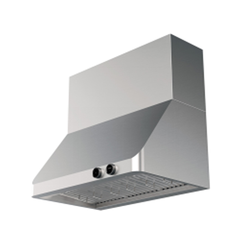 Reidom 36 in. Stainless Steel Wall Mount T Shape Range Hood with Washable Stainless Steel Baffle Filters and Body Sense and Touch Button Controls in Black Glass