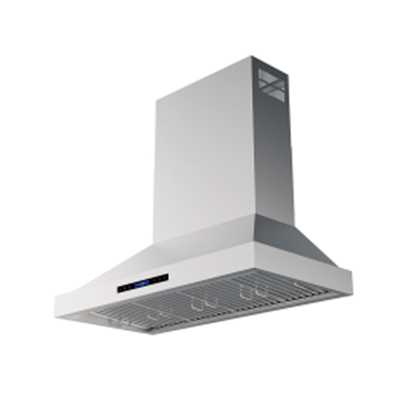 Reidom 48 in. Stainless Steel BBQ  Range Hood with Washable Stainless Steel Baffle Filters and Button Controls