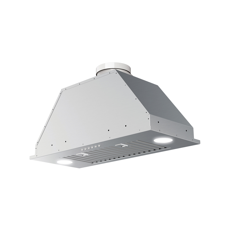 Reidom 28 in. Range Hood Insert, Ducted, 900 CFM, Stainless Steel with Washable Stainless Steel Baffle Filters